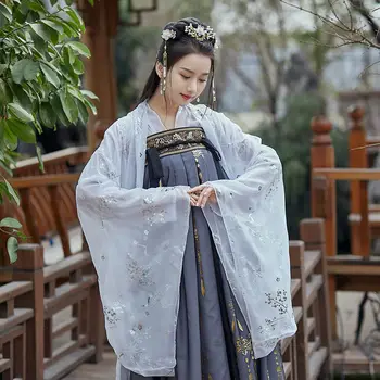 Hanfu Femei Costum Elegant Stil Tradițional Chinezesc Hanfu Rochie De Printesa Populare Vechi Tang Costum Zână Performanță Îmbrăcăminte
