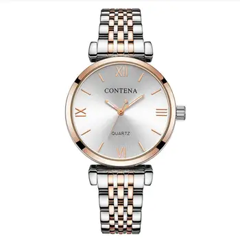 Sdotter Brand de Lux Contena Complet din Oțel Inoxidabil de sex Feminin Ceas Ceasuri reloj mujer