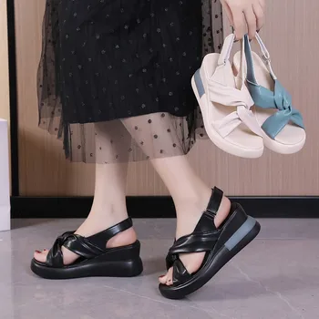 Femei Sandale de Vara 2023 Moda Peep Toe Pantofi de Plaja Doamnelor Casual Confort Petrecere Sandale Încălțăminte Sandalias Mujer