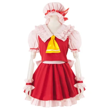 Brdwn TouHou Proiect Flandre Scarlet Shameimaru Aya Izayoi Sakuya Marisa Kirisame Cosplay șorț rochie Costum Costum
