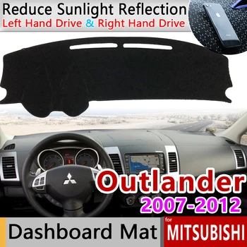 pentru Mitsubishi Outlander, Peugeot 4007, Citroen C-Crosser 2007~2012 Mat tabloul de Bord Acoperă Covor Parasolar Dashmat Pad Accesorii