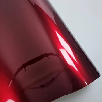 Lucioasă Metalic Lichid de Sânge de Dragon Ambalaj roșu de Vinil Pentru Motocicleta Autocolante, Decalcomanii Auto Accesorii Auto, Folie Foll
