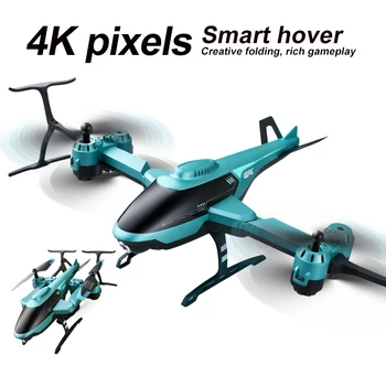 4K HD Camera FPV Profesionale V10 Avion de Vânătoare RC Mini Drone Drone, Elicoptere Quadcopter Jucării Control de la Distanță Inteligent Hover Jucărie