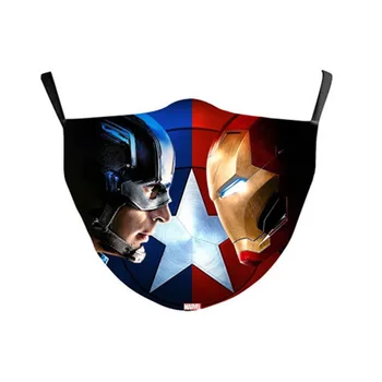 Spider-Man, Iron Man, Căpitanul America Captain Marvel Cosplay Costum Adult, Masca Praf Lavabil Prop Accesorii