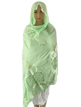 2023 mai Recente de Femei din Africa de Înaltă Calitate musulman șaluri eșarfă de mari dimensiuni 240*110 grele design dubai hijab șaluri din africa broderie
