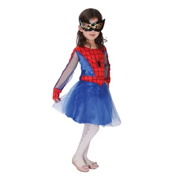 Super-Erou Spider Fete Costume Cosplay Copii Ziua De Nastere Copii Carnaval Petrecere De Lux