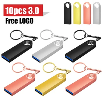 USB 3.0 flash drive 10BUC Pen Drive 32GB, 64GB, 128GB de Mare Viteza USB3.0 pentru PC Mini Pen Drive 16GB 32GB USB Flash Drive 64GB