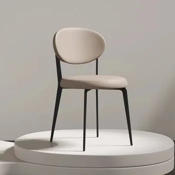 G-29 G-32 italiană minimalist crema stil scaun de luat masa modern, simplu acasă spătarul design masa scaun lumina franceză de lux