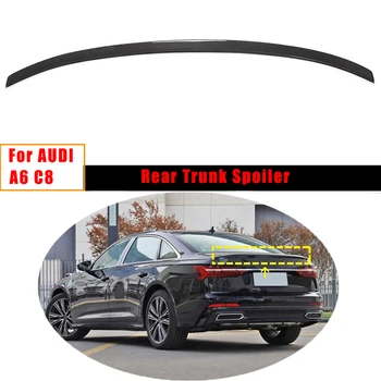 Auto Styling accesorii 3 Stiluri Spate Spoiler Portbagaj pentru Audi A6 C8 2019 2020 Fibra de Carbon Portbagajul din Spate Boot Lip Buza Spoiler Aripa