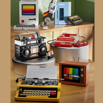 JAKI NOUA Creatie Clasic Idei de Scris pe Calculator TV Blocuri Caramizi,DIY Kit Model de Jucărie Pentru Adulți Copii Ziua de nastere Prezent