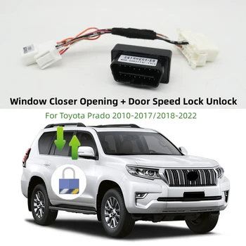 Mașină Automată A Geamurilor Mai Aproape De Deschidere + Ușă Viteza De Blocare A Debloca Modul Pentru Toyota Prado 2010-2022