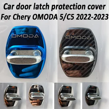 Auto Door Lock Proteja Capacul Embleme Caz din Oțel Inoxidabil Decor Pentru Chery OMODA 5 S5 C5 PHEV 2022 2023 Accesorii