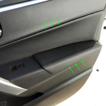 4buc Microfibra Interior Piele Panouri de Usi Paznici / Usi Cotiera Panou Acoperă Garnitura Pentru Toyota Corolla 2014 2015 2016 2017