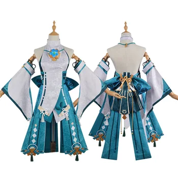 Joc Genshin Impact Yae Miko Xiao Cospay Îmbrăcăminte Costum Adult, Unisex Rochie Jambiere Mână Maneca Set De Accesorii Prop