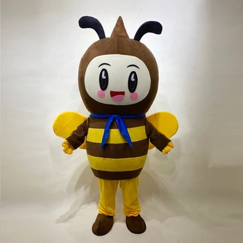 Cosplay de albine Mascota Costum de albine animale de carnaval performanță etapă personaj de Desene animate costum de Publicitate Costum Petrecere