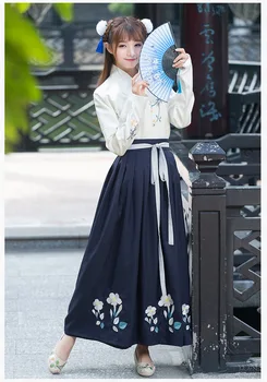 Hanfu Rochie Hanbok Tang Antice Chineze Tradiționale Hanfu Femei Fuziune Moderne Dinastiei Consum Rochie Costum De Epocă Elegant Rochie