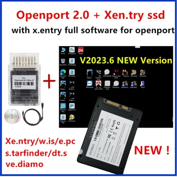 Cele mai noi Xentry 2023.06 SSD Software de Diagnosticare de la Distanță a Instala cu Tactrix Openport 2.0 ECU Chip Tuning Instrument OBD2 Scanner Tool