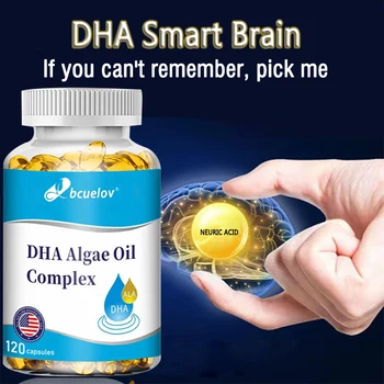 Bcuelov DHA din Alge Complexe de Ulei, Imbunatateste capacitatea de Concentrare, Imbunatateste Memoria, Imbunatateste Spirit, Vitalitate, Energie, IQ-ul