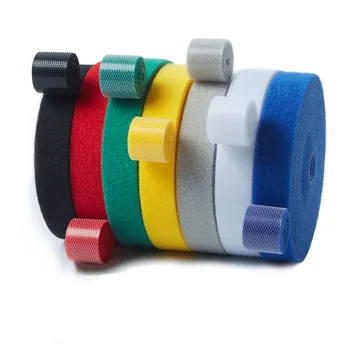 3Meter/Rola Cablu Cravată Reutilizabile Cârlig și Buclă de Fixare Auto Adeziv Dublu Partea Cârlig Fire Gestiona Organizator de Sârmă Diy Curele