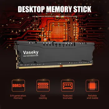 Vaseky Memoria Ram ddr4 4GB de Memorie Desktop Udimm 1600 2400 2666 DDR3 2G 4G 1600 si 1333 Noul Dimm Berbeci