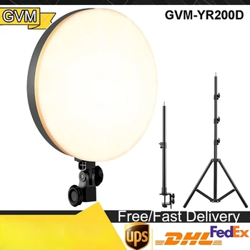 GVM-YR200D LED Bi-Color Soft Video Kit de Lumina 12
