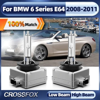 Super-Luminos D1S 35W Bec HID Xenon 6000K Alb Mașină de Lumina CSP Cip Auto Faruri Pentru BMW Seria 6 E64 2008 2009 2010 2011
