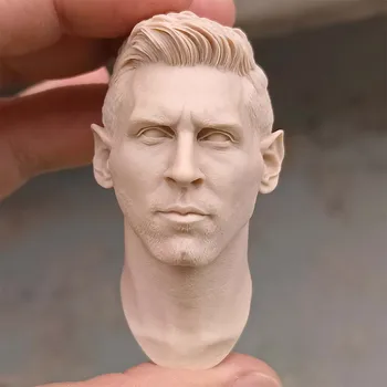 1/6 Turnat Rasina Model de poze Kit de Asamblare Leo Messi Cap Sculptură (55mm) Nevopsite Transport Gratuit