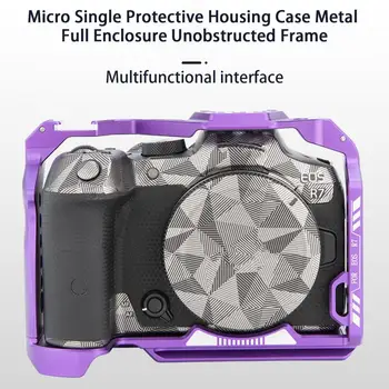 Practic Camera Protector Violet Ușor De Instalare Potrivire Strâns Carcasă De Protecție Caz De Salvgardare