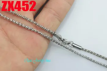 2mm Popcorn lanț din oțel inoxidabil colier moda barbati femei bijuterii lanturi 20buc ZX452