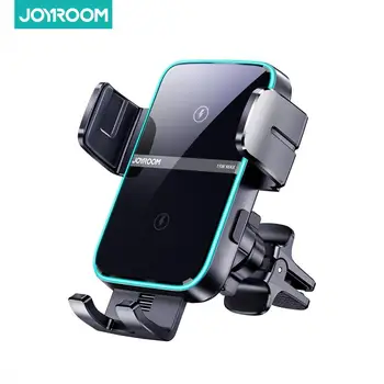 Joyroom 15W Dual Coil Masina Suport de Telefon Automată Rapidă Wireless Încărcător de Mașină de Montare Pentru iPhone Pliabil Galaxy Suport de Telefon