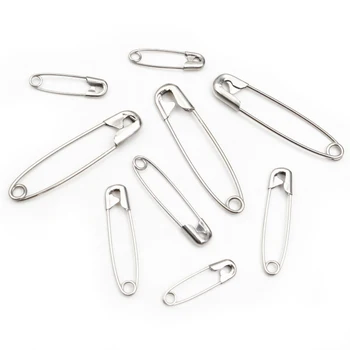 50pcs Stainles Steel Ace de Siguranță, Ace de Brosa 20/28/38mm Bijuterii DIY Pin pentru a Face Bijuterii Consumabile Dotari