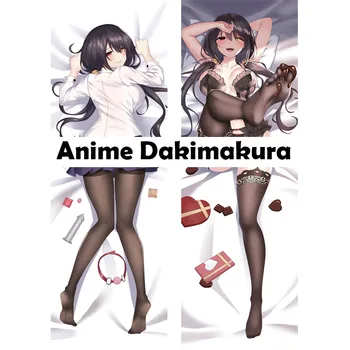 Anime-ul japonez DATA UN LIVE Tokisaki Kurumi Cosplay Sexy Femeie Îmbrățișează Corpul față de Pernă Plină cu Dimensiunea Otaku Dakimakura Pernă Acoperă Cadouri