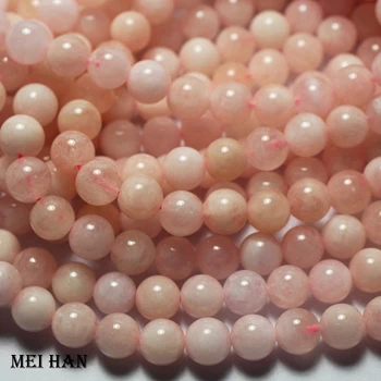Meihan en-gros Natural 8mm 10mm Madagascar morganite pink rotunde netede bijuterie de piatra margele pentru bijuterii DIY face design