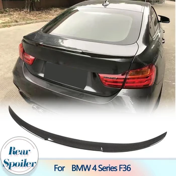 Pentru F36 Spate Spoiler Portbagaj Aripa Pentru BMW F36 Seria 4 Grancoupe 2014 - 2019 Fibra de Carbon, Masina din Spate, Portbagajul Capacul Portbagajului Buze Aripa Spoiler