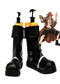 One Piece Anime Portgas D. Ace Cosplay Pantofi Cizme Personalizate