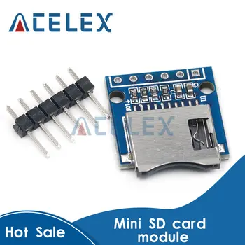 Micro SD de Stocare placă de Expansiune Mini Micro SD TF Card de Memorie Scut Module Cu Ace pentru Arduino, AVR ARM Micro SD de Stocare placă de Expansiune Mini Micro SD TF Card de Memorie Scut Module Cu Ace pentru Arduino, AVR ARM 0