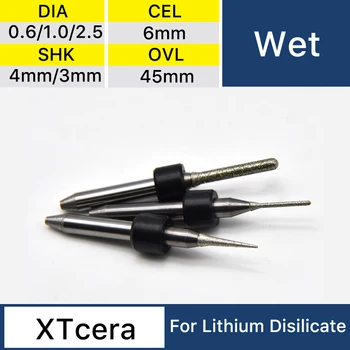 XTcera 300 Emax Frezat Bur Coadă 4mm Pentru Litiu Disilicat