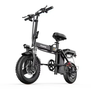 14 Inch Biciclete Electrice Baterie De Litiu Biciclete Portabil Și Pliabil Pentru Depozitare Ușoară Confortabil Mare A Pernei Scaunului