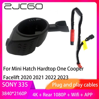 ZJCGO Plug și să se Joace Auto DVR Bord Cam UHD 4K 2160P Video Recorder pentru Mini Hatch Hardtop Unul Cooper Facelift 2020 2021 2022 2023