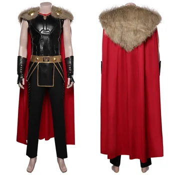 Thor: Dragoste și Tunetului Thor Cosplay Anime Costum ttor Pantaloni Mantie Tinutele Fantasia Oameni de Halloween Petrecere de Carnaval Costum de Deghizare