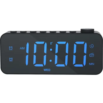 LED Ceas cu Alarma Electronic Decor Dormitor Birou Modern Acasă Ceasuri Dormitoare Radio