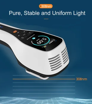 Acasă folosesc UV Lampă de Fototerapie 308nm Laser Excimer echipamente pentru Psoriazis, Vitiligo KN-5000G Acasă folosesc UV Lampă de Fototerapie 308nm Laser Excimer echipamente pentru Psoriazis, Vitiligo KN-5000G 3
