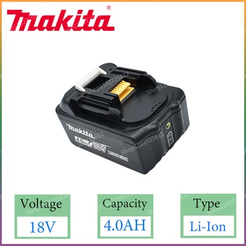 Makita 18V 4.0 AH BL1860 Acumulator 18V 4000mAh baterie Litiu-Ion Makita 18v Acumulator BL1840 BL1850 BL1830 BL1860B LXT400