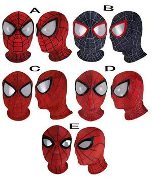 Imprimate 3D Spider Masti Petrecere de Halloween Cosplay Spiderman Costume Lycra Spider Masca super-Erou Lentile Multi-stil Masca
