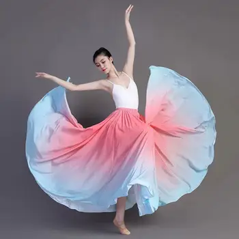 360/540/720 Gradul de Dans Flamenco Interpret Gradient de Fuste pentru Femei Performanță Etapă de Dans Clasic Practicarea Fusta