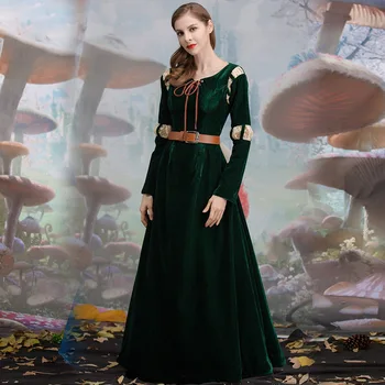 Curajos Legenda Cosplay Costum Melinda Rochie De Printesa Pentru Că Halloween-Joc De Rol Regina European Medieval Curtea De Lux Retro Elegant