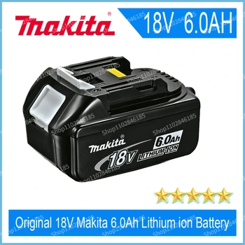 Makita 100% original 18V 6000mAh litiu-ion încărcare instrument electric 18V BL1860 BL1830 BL1850 BL1860B