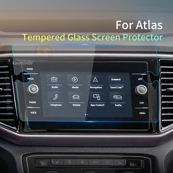 Autocolante auto de Metri de Ecran Protector Pentru Carplay VW Atlas 2023 Sticla Folie Protectoare Ecran de Navigare Auto Accesorii