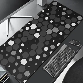 Kawaii Cauciuc în formă de Fagure Mat Blackt MousePad Art Deskmat Mare Mouse-ul Mat Personalizat Rosu Mousepad Birou Covor pentru Masa de Calculator