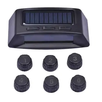 Masina de Monitorizare a Presiunii în Anvelope Sistemul de Energie Solară Digital PGT LCD Display USB Auto de Alarmă de Securitate Presiune Pneuri Senzor Extern
